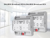Zennio DALIBOX Broadcast 6CH - Интерфейс KNX-DALI, 6 каналов, 20 балластов каждый