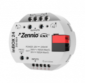 Zennio InBOX 24 - Многофункциональный привод KNX, 2 выхода 16A и 4 аналого-цифровых входов