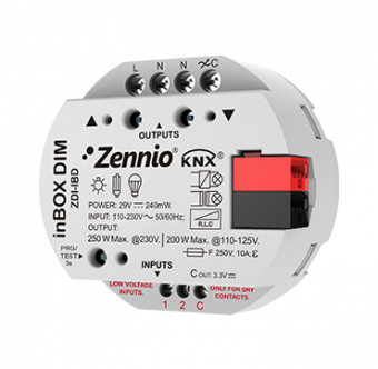 Zennio InBOX DIM -  KNX  (RLC, LED, CFL), 1-, 2 