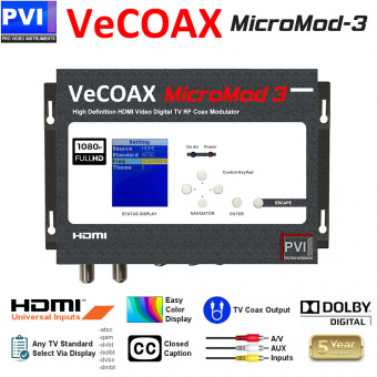   HD  HDMI PVI VeCoax MICROMOD-3 PVI VeCoax MICROMOD-3